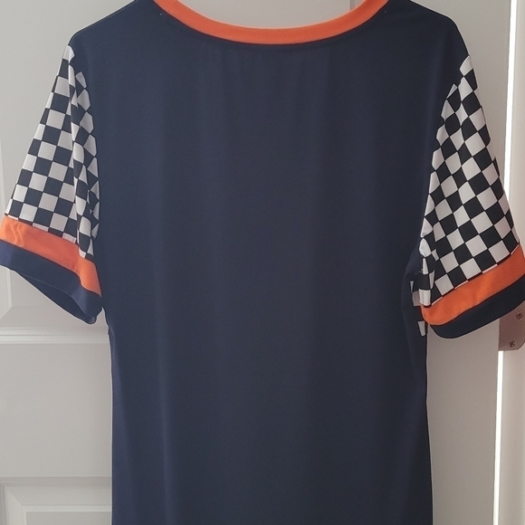 SIZE: 1X (14) Shein Unity Plus Colorblack Checked Bodycon Dress - Picture 3 of 3